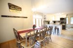 Open Dinning Room in Mountain view Home